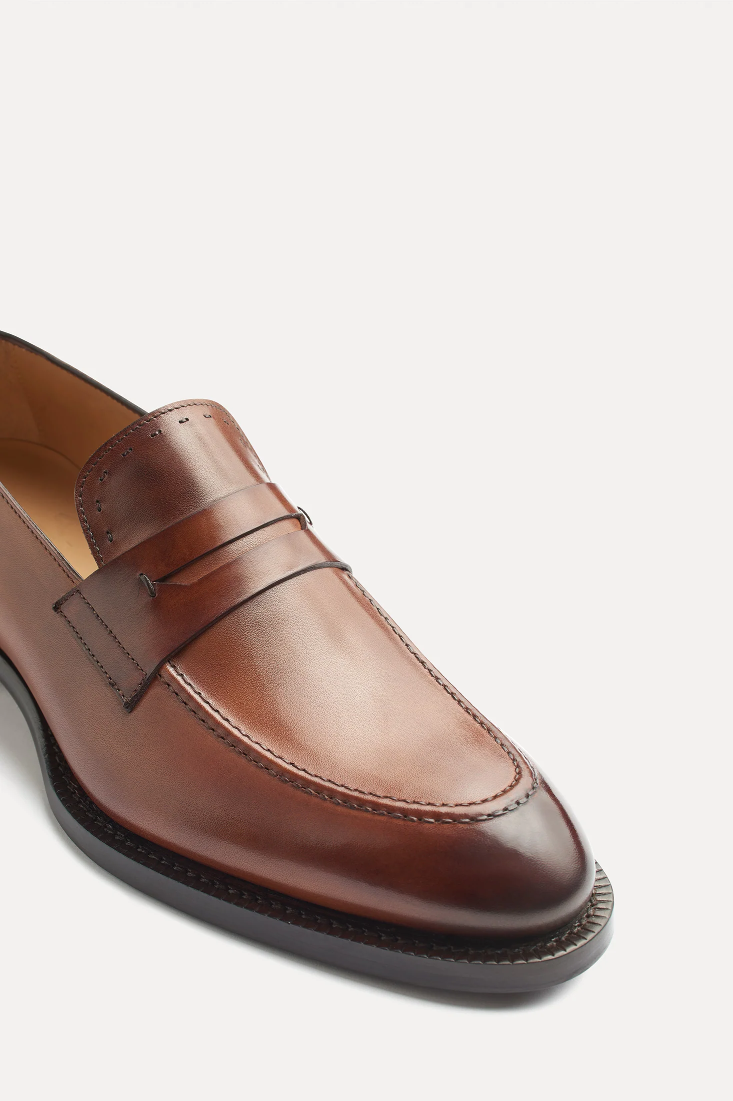 AMF Leather Penny Loafer - Image 4