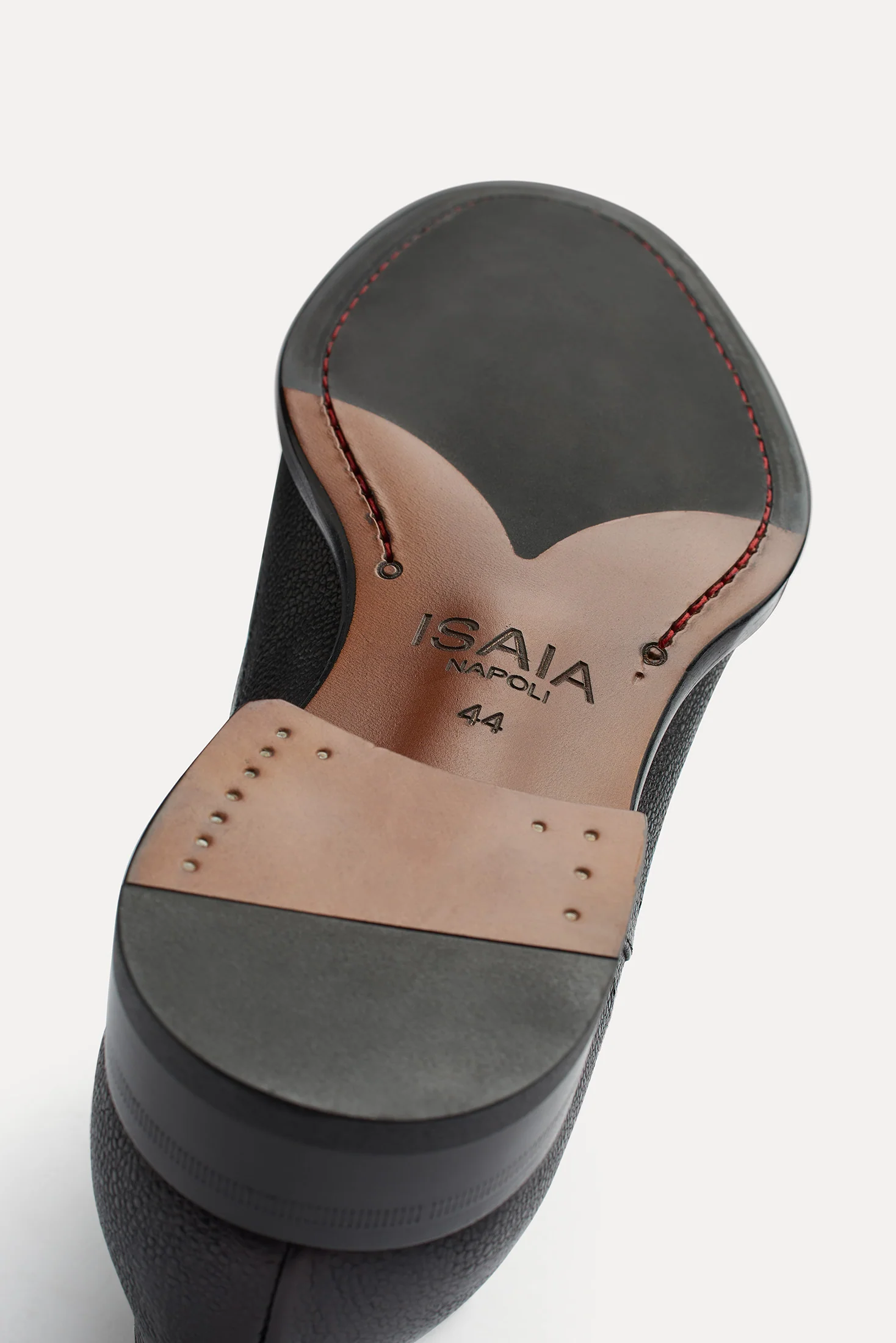 AMF Pebble Leather Single Monk Strap - Image 6