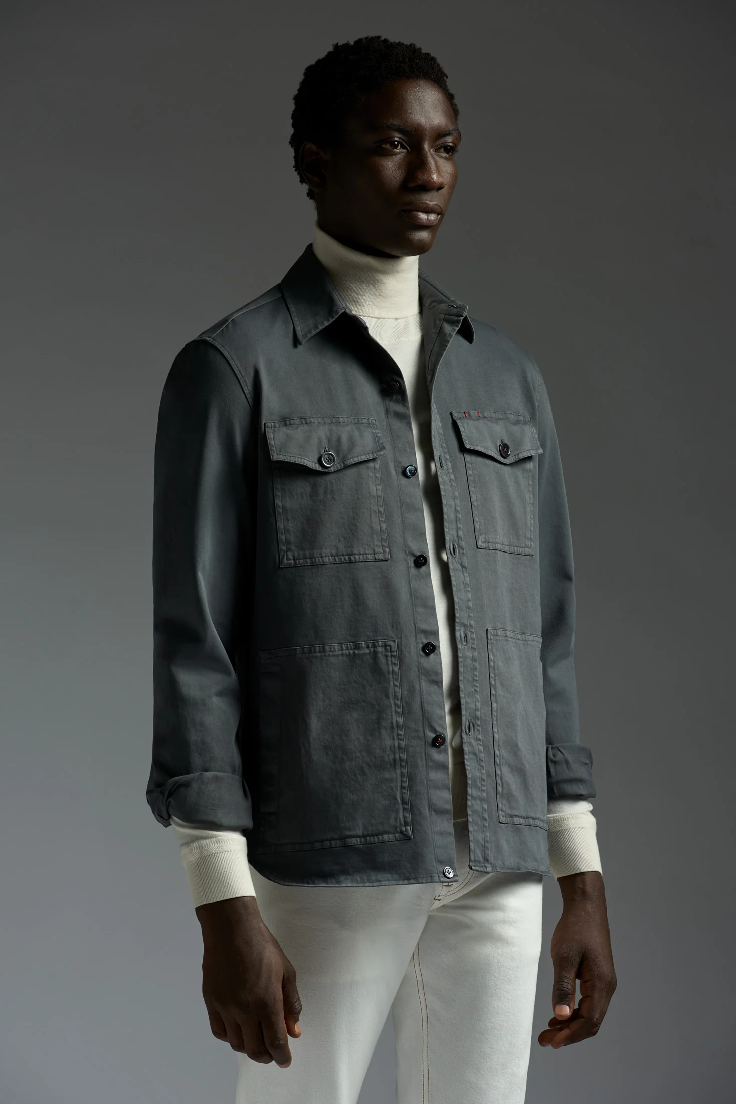 The Overshirt SOLID COMFORT COTTON CASHMERE
