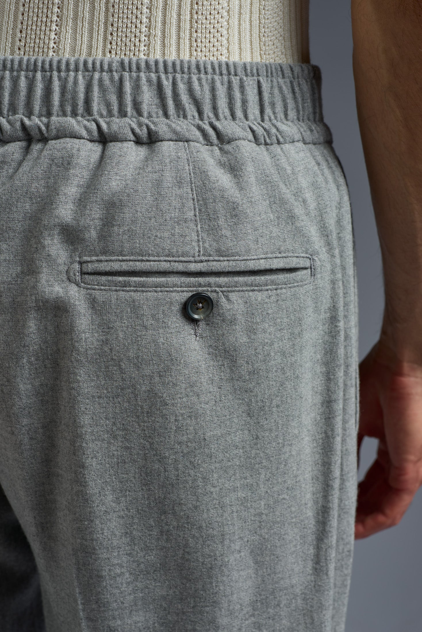 Double Pleat Comfort Pant Solid - Image 4