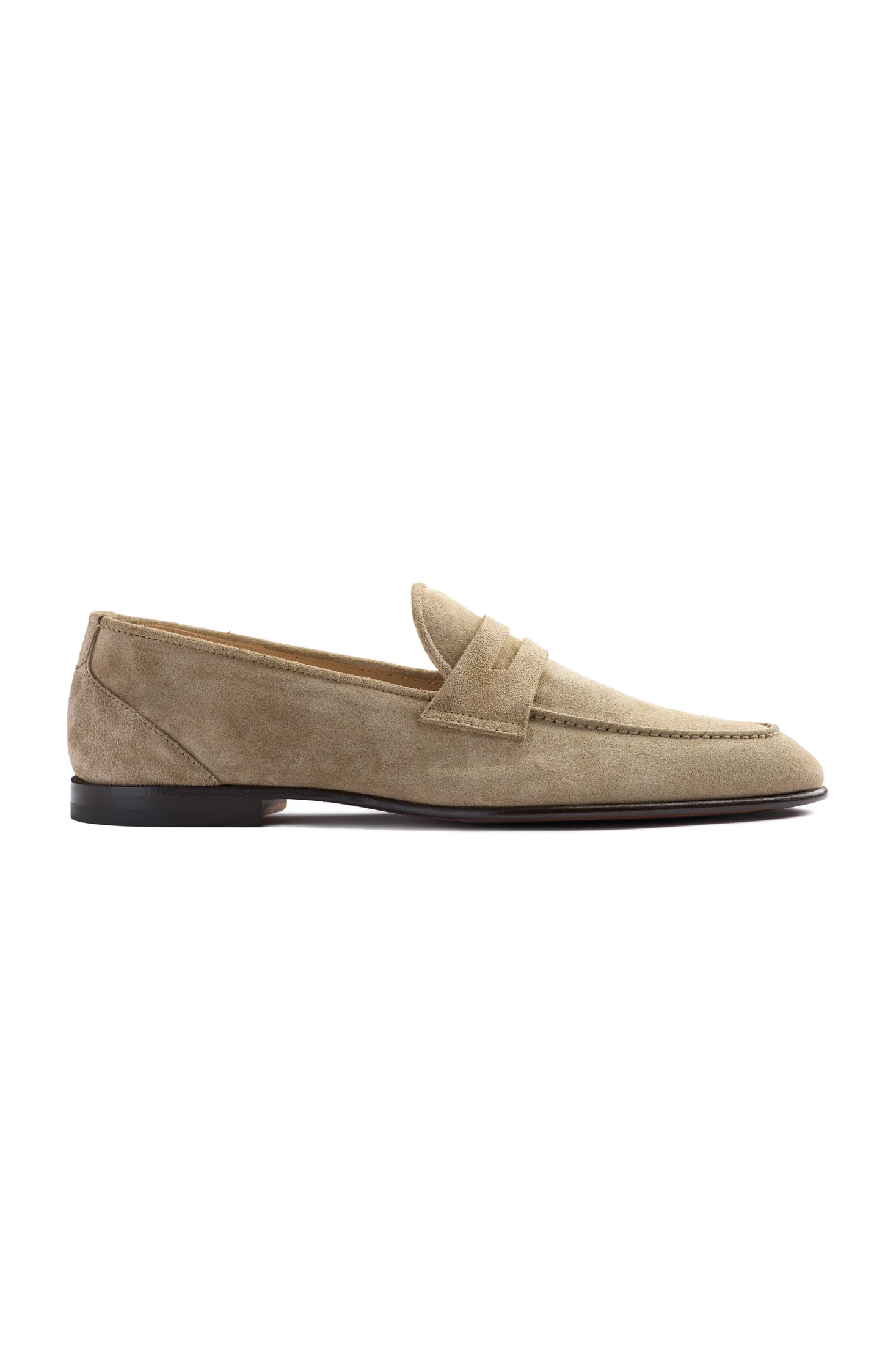 Unlined Sueede Penny Loafer - Image 6