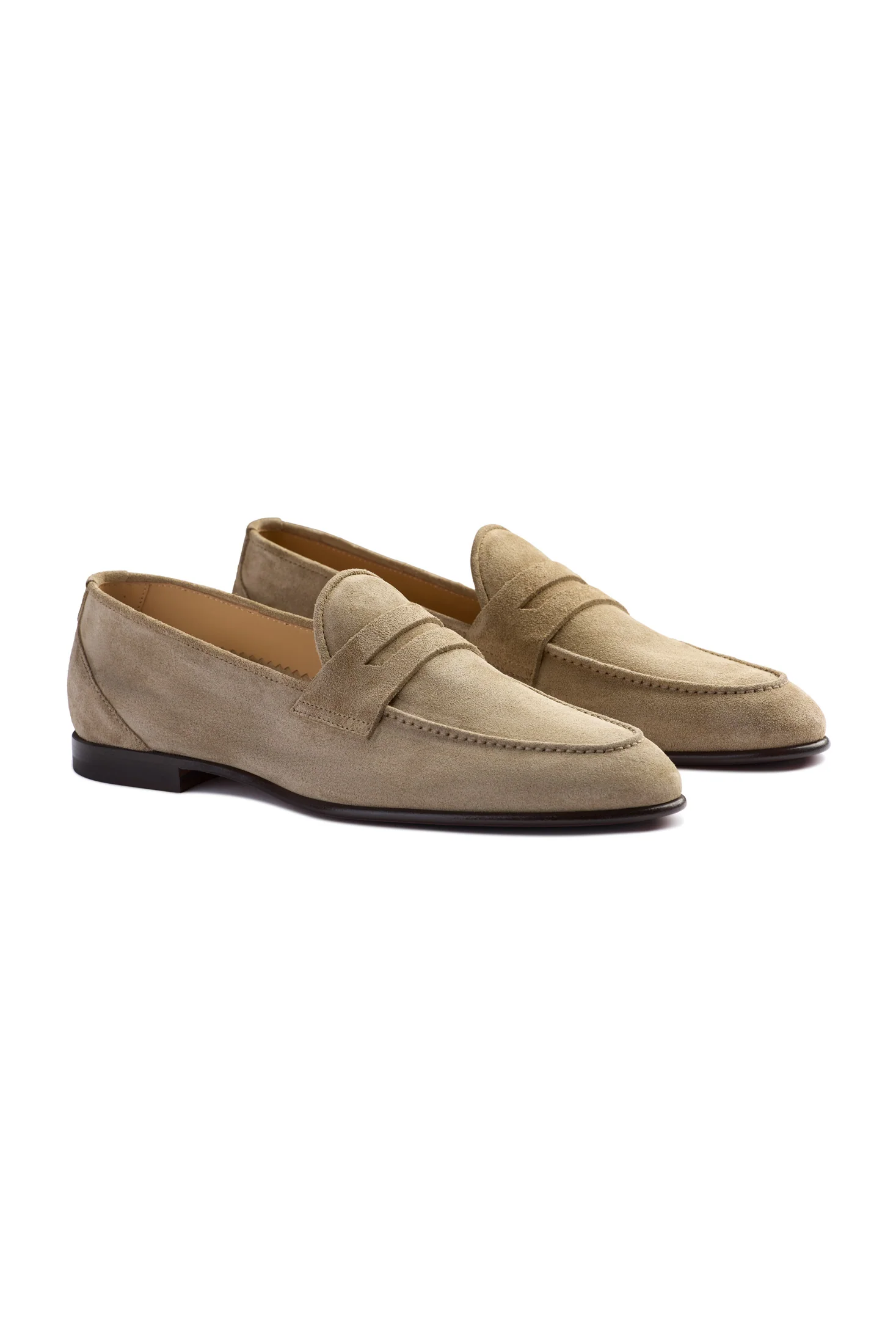 Unlined Sueede Penny Loafer - Image 7