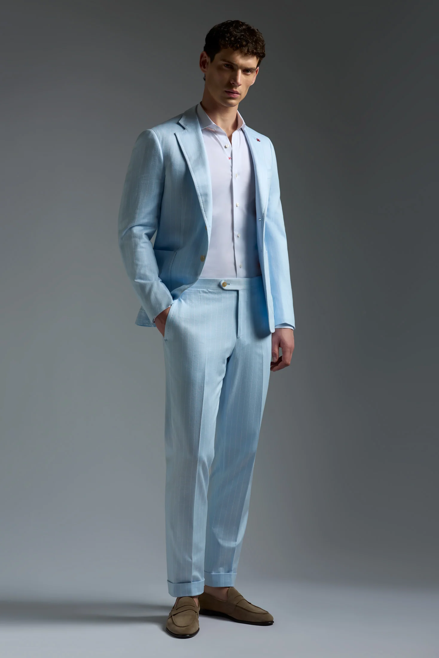 Cotton and Linen Sanità Tailored Pants