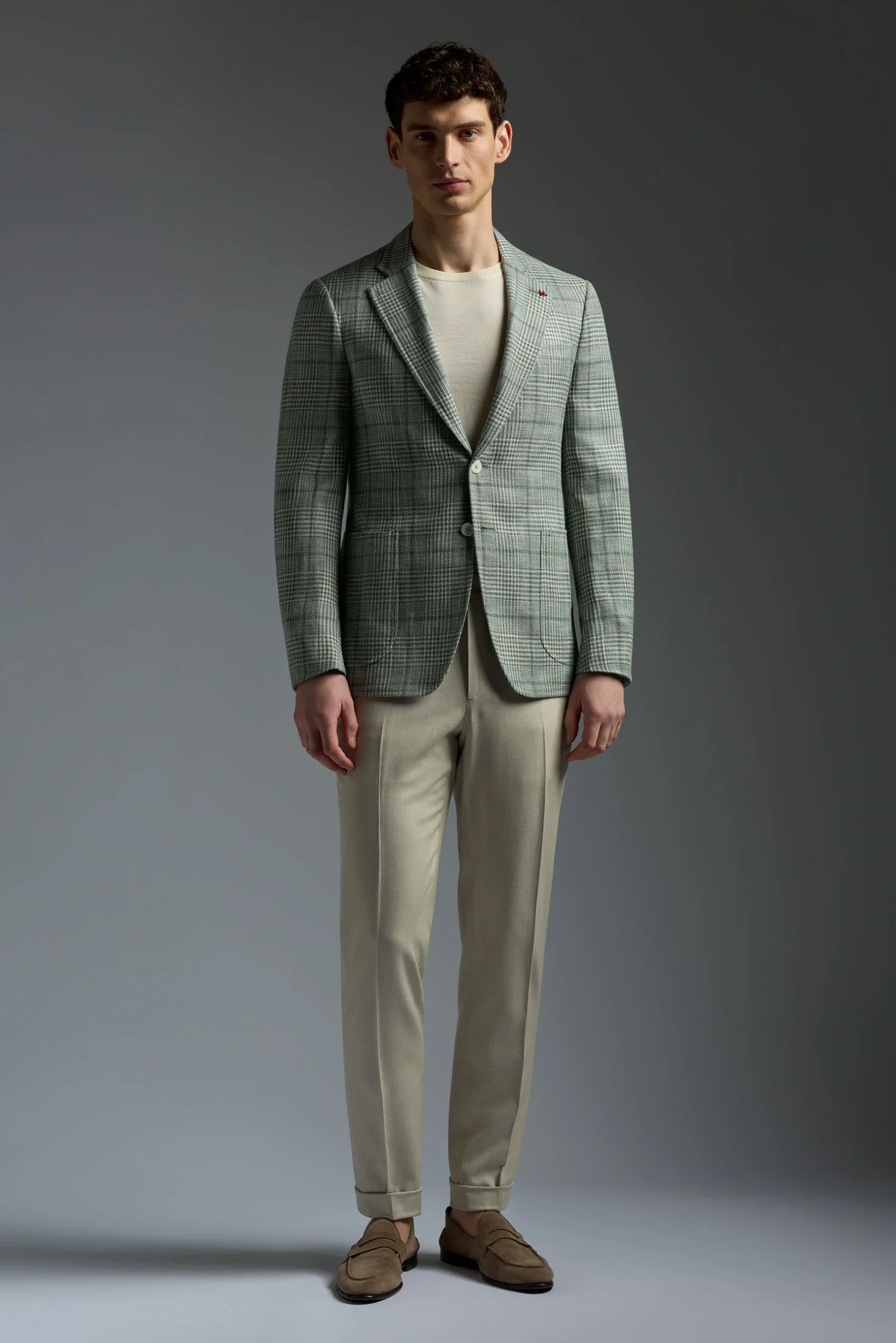 Wool Cotton Silk and Linen Capri Blazer - Image 2