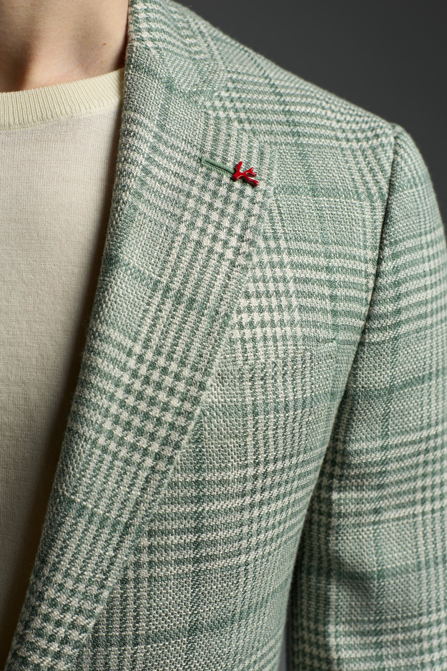 Wool Cotton Silk and Linen Capri Blazer - Image 4