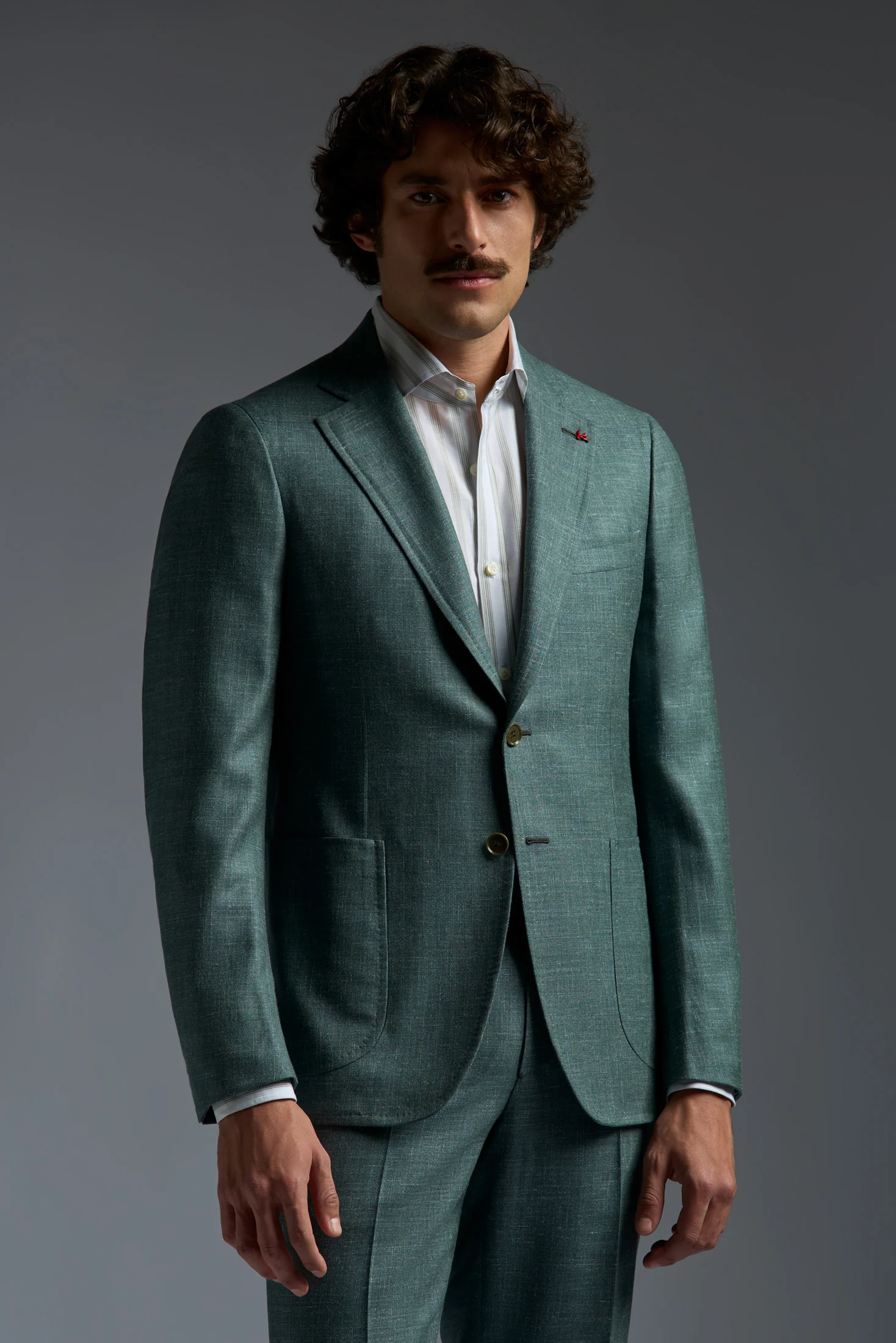 Wool Cashmere Silk and Linen Capri Blazer