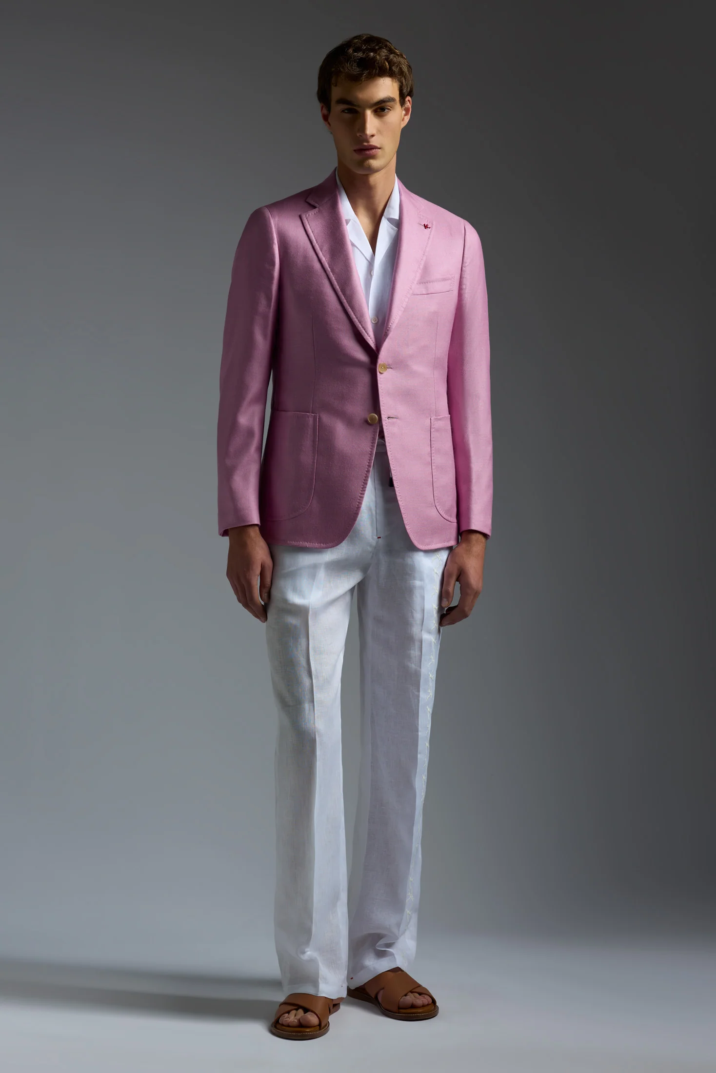 Cashmere and Silk Capri Blazer - Image 2