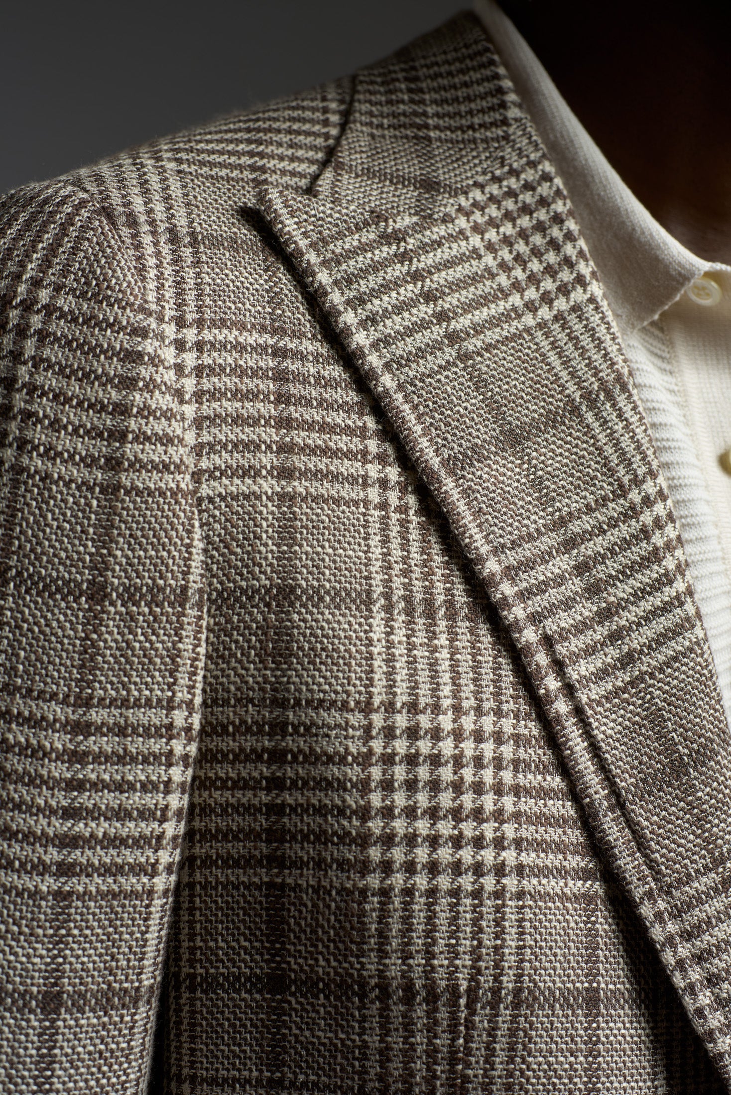 Flamed Wool Cotton Silk and Linen Capri Blazer - Image 4