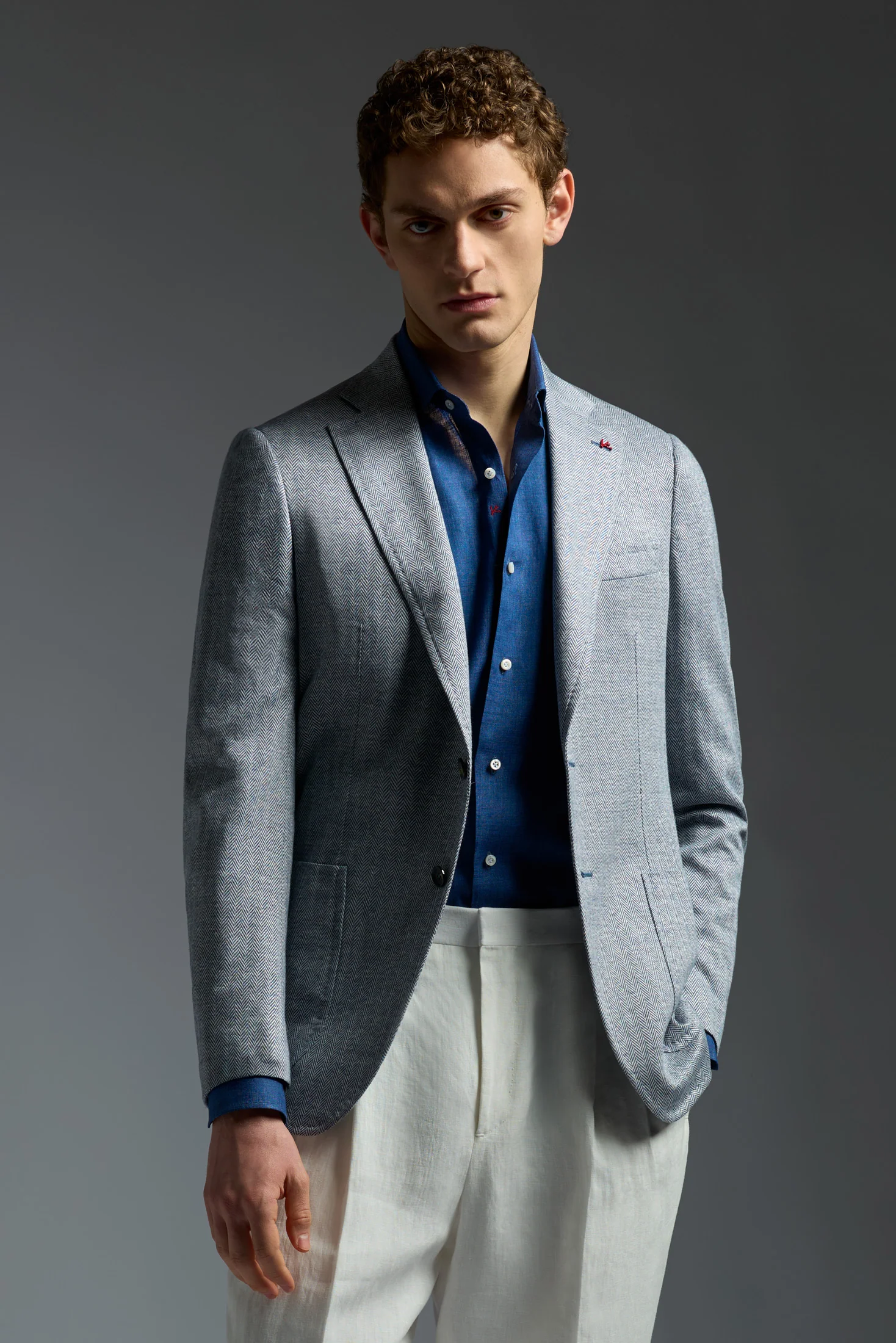 Linen and Cotton Domenico Blazer