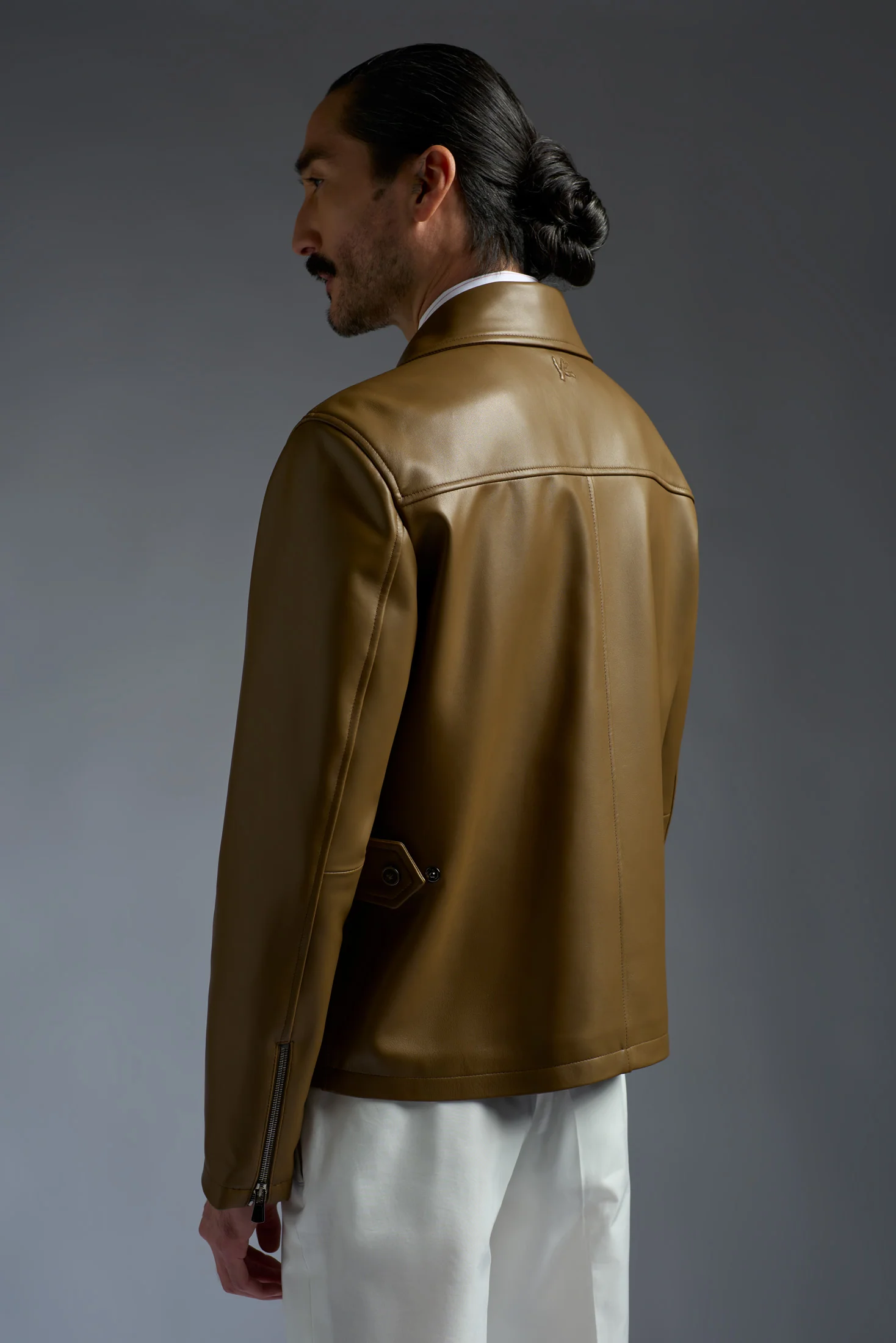 Sport Leather Motorcycle Jacket - Image 3