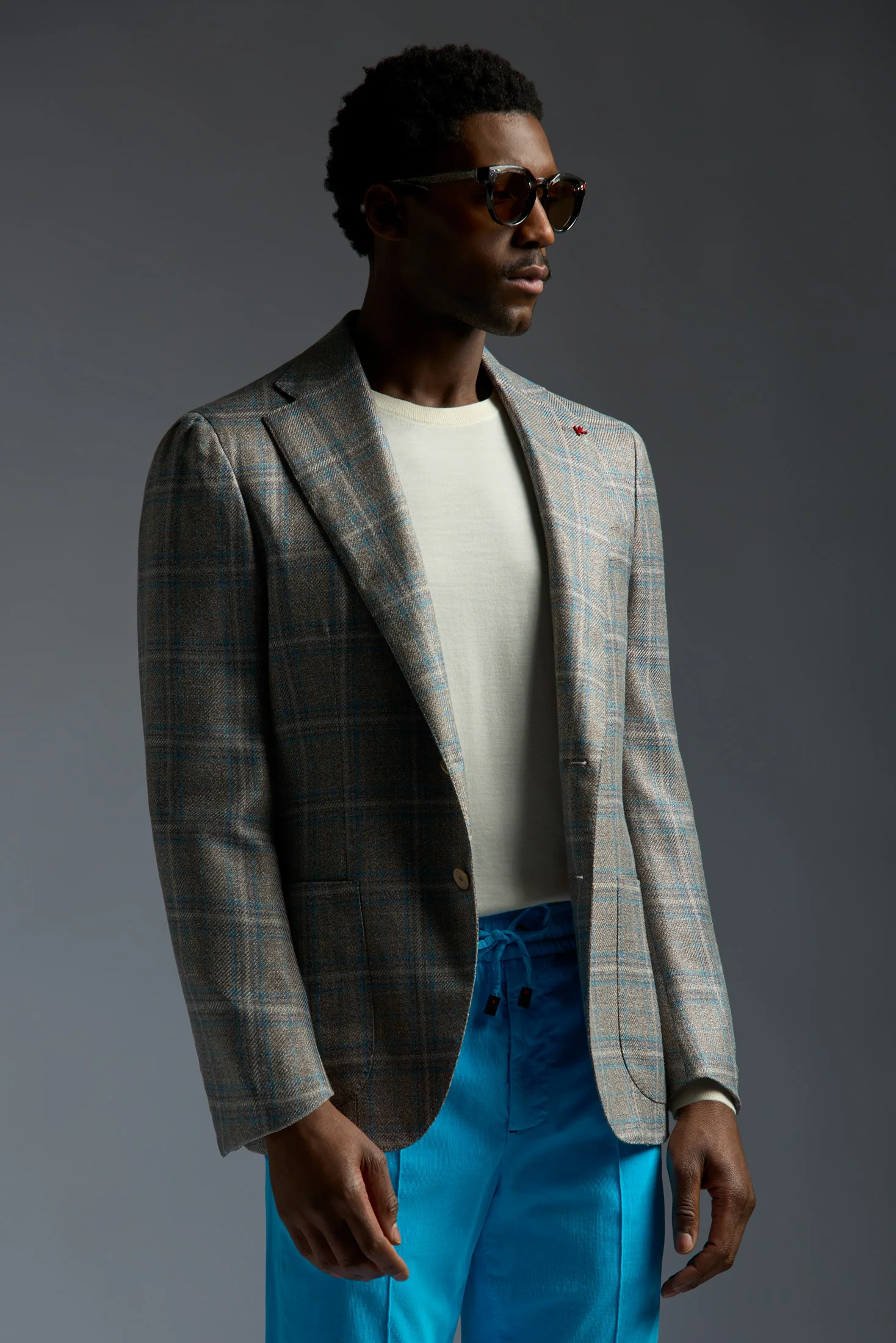 Wool Silk and Linen Marechiaro Blazer