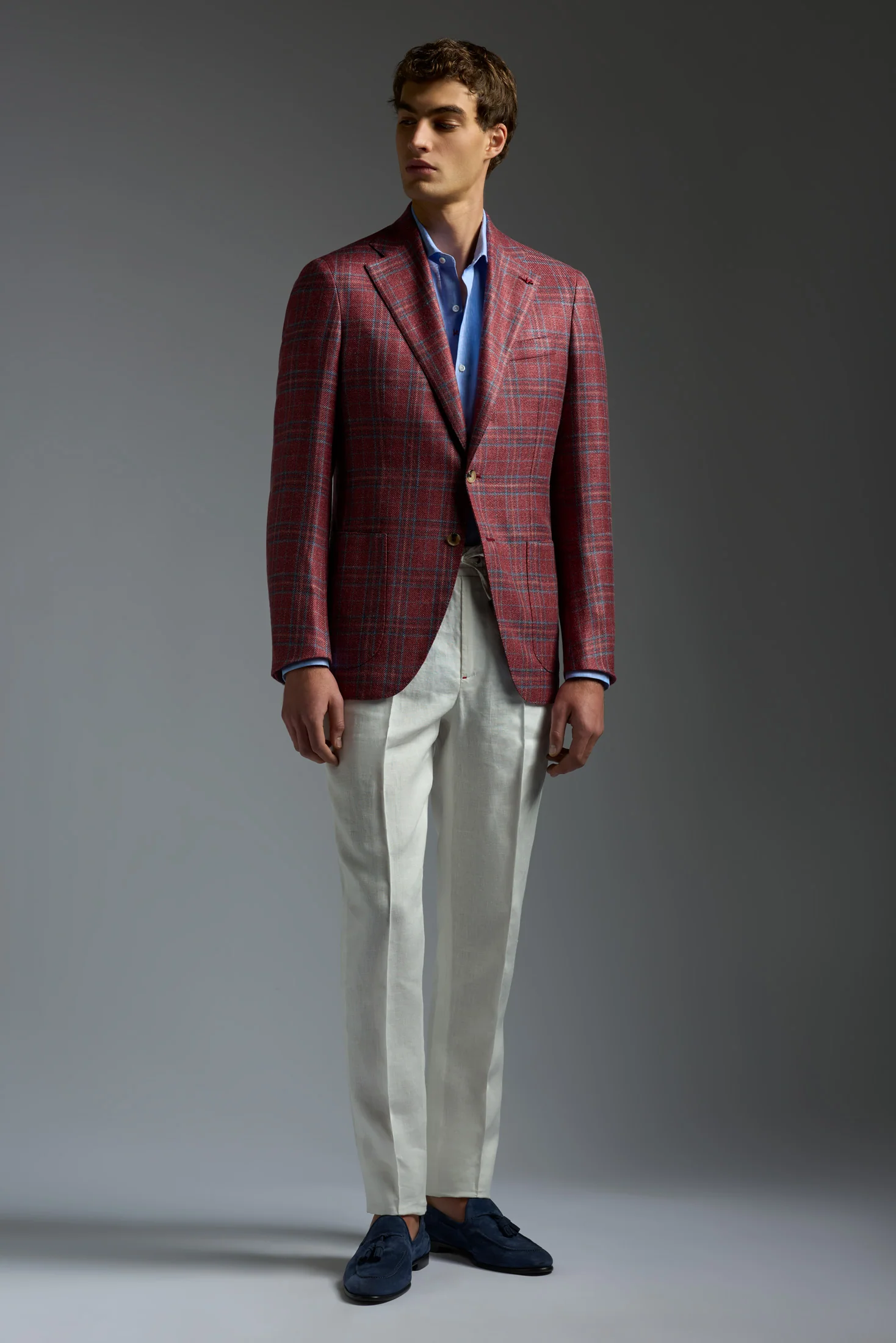 Wool Silk and Linen Marechiaro Blazer - Image 7