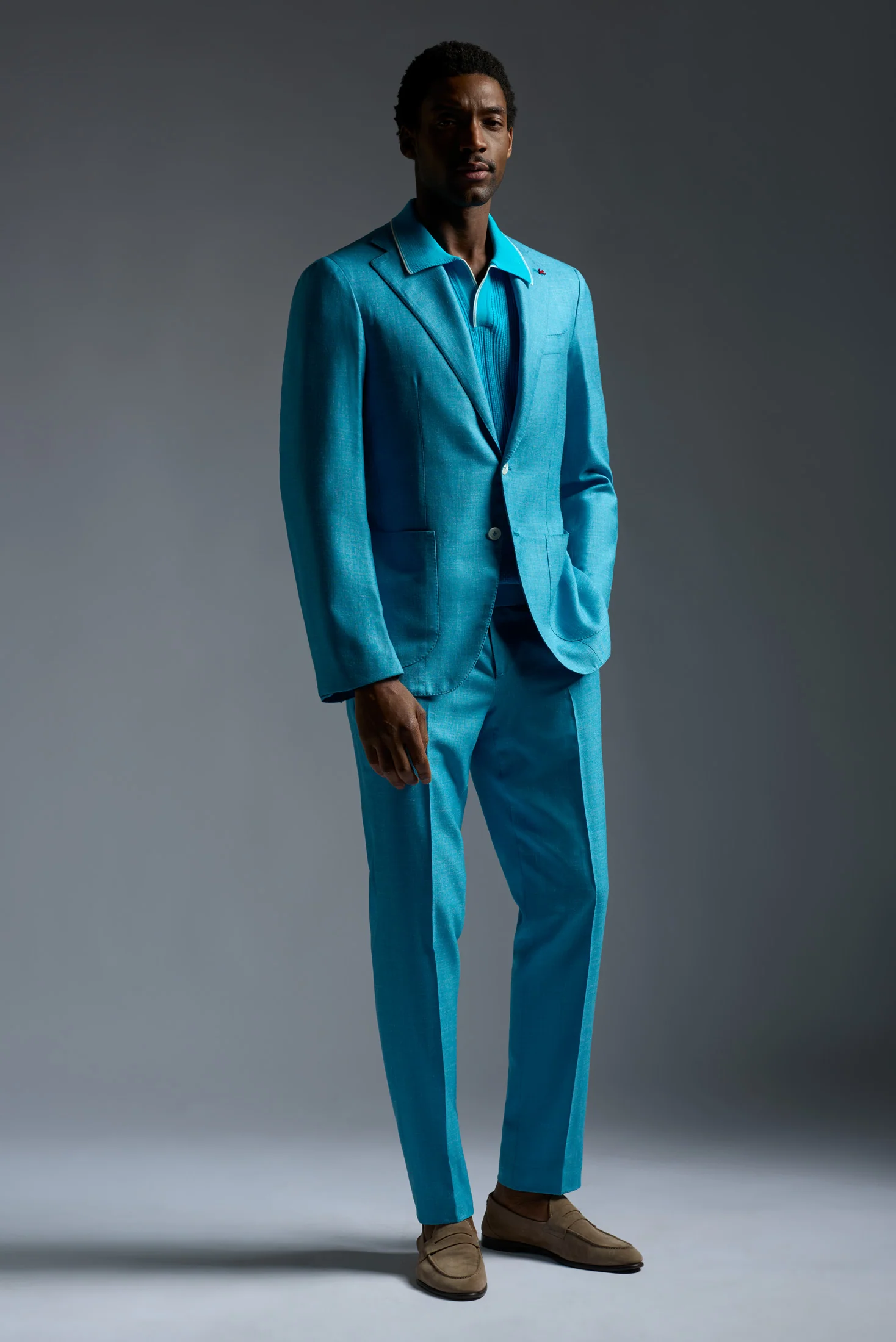 Wool Cashmere Silk and Linen Marechiaro Blazer - Image 7