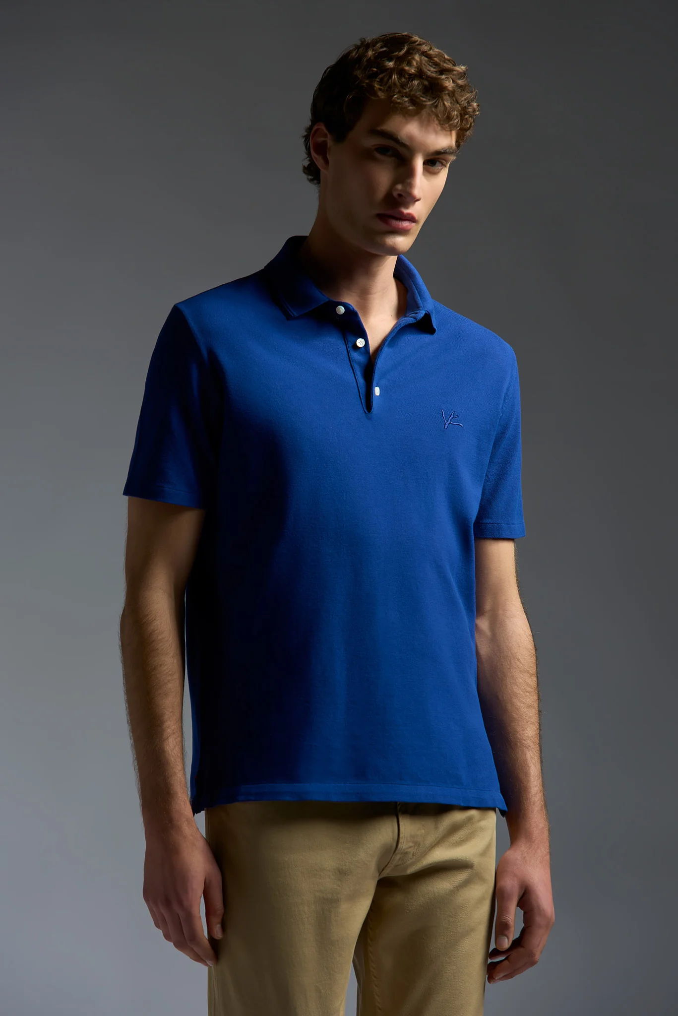 Garment Dyed Cotton Piquet Short Sleeve Polo - Image 19