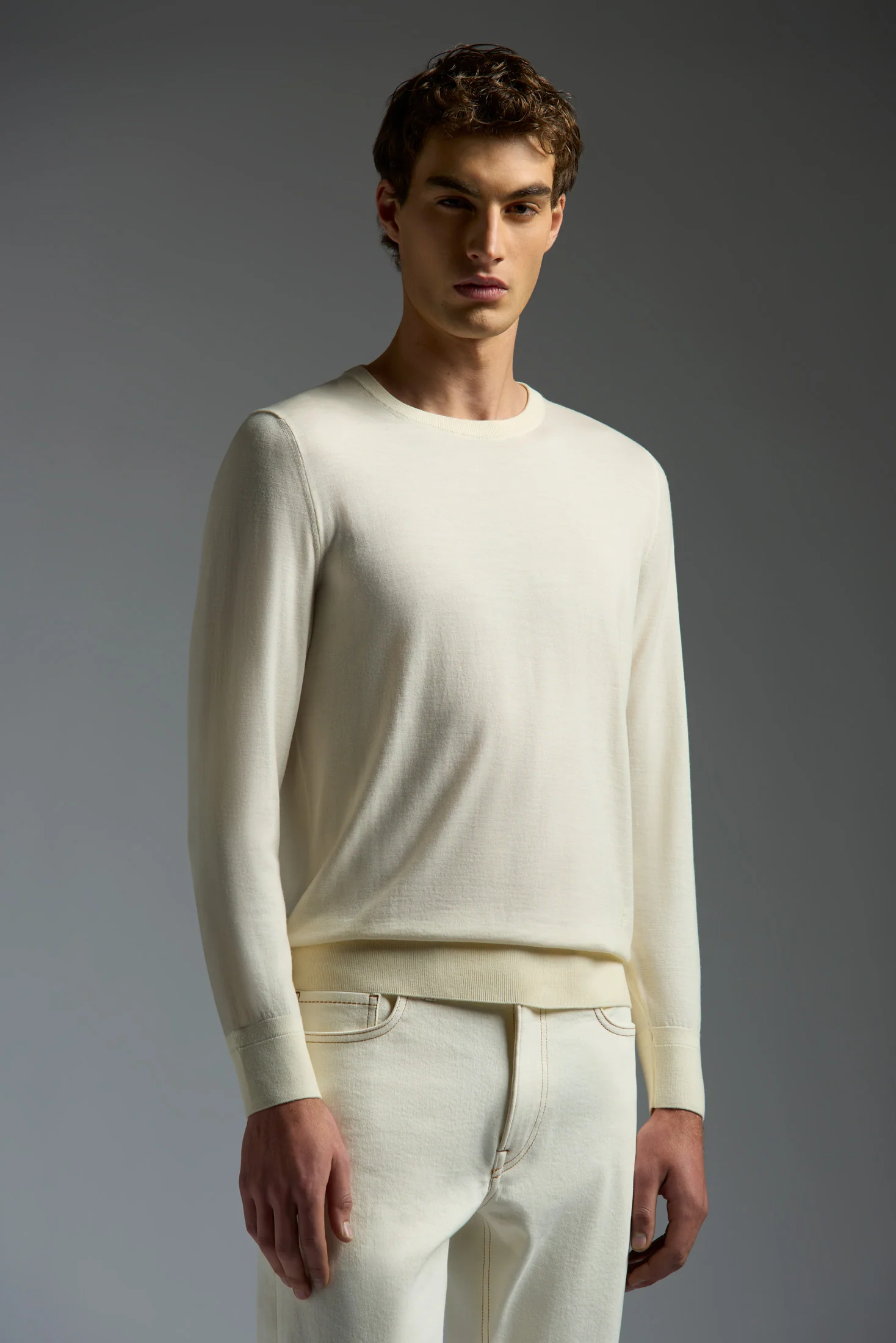 Crew Neck FILO DI CORALLO 15,5 MICRON