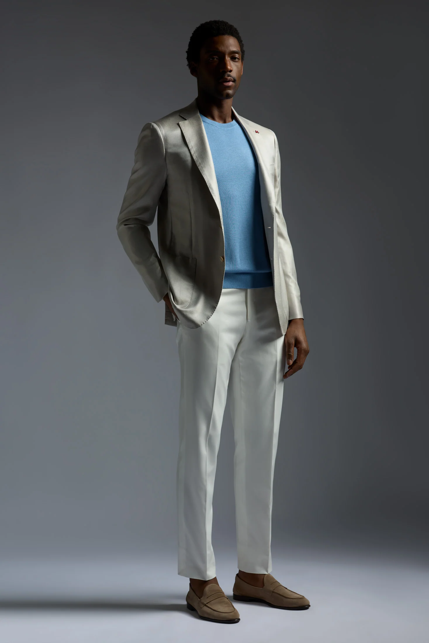 Mulkberry Silk and Cashmere T-Shirt - Image 2