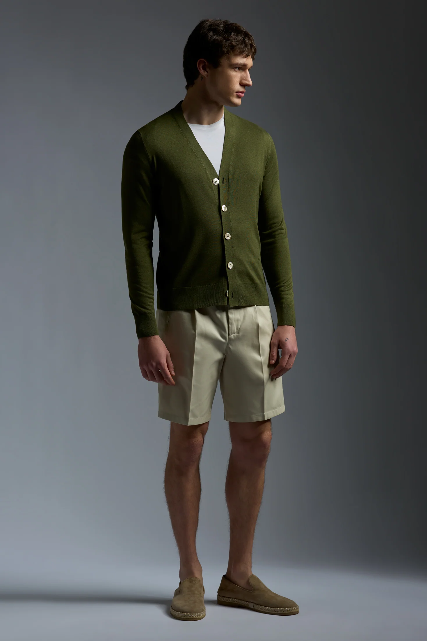 Silk and Cashmere Cardigan - Image 7