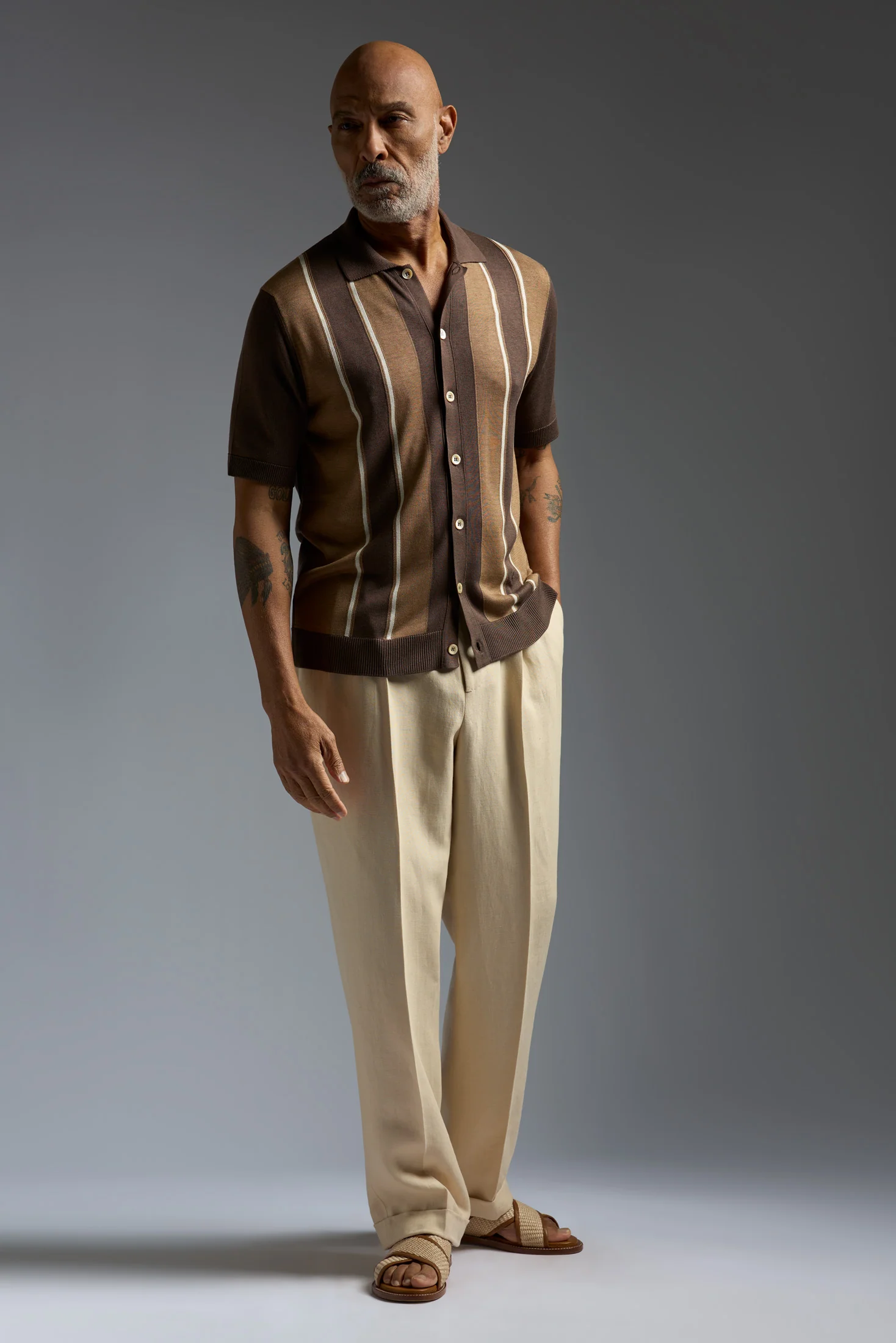 Mulberry Silk Colorblock Polo - Image 2