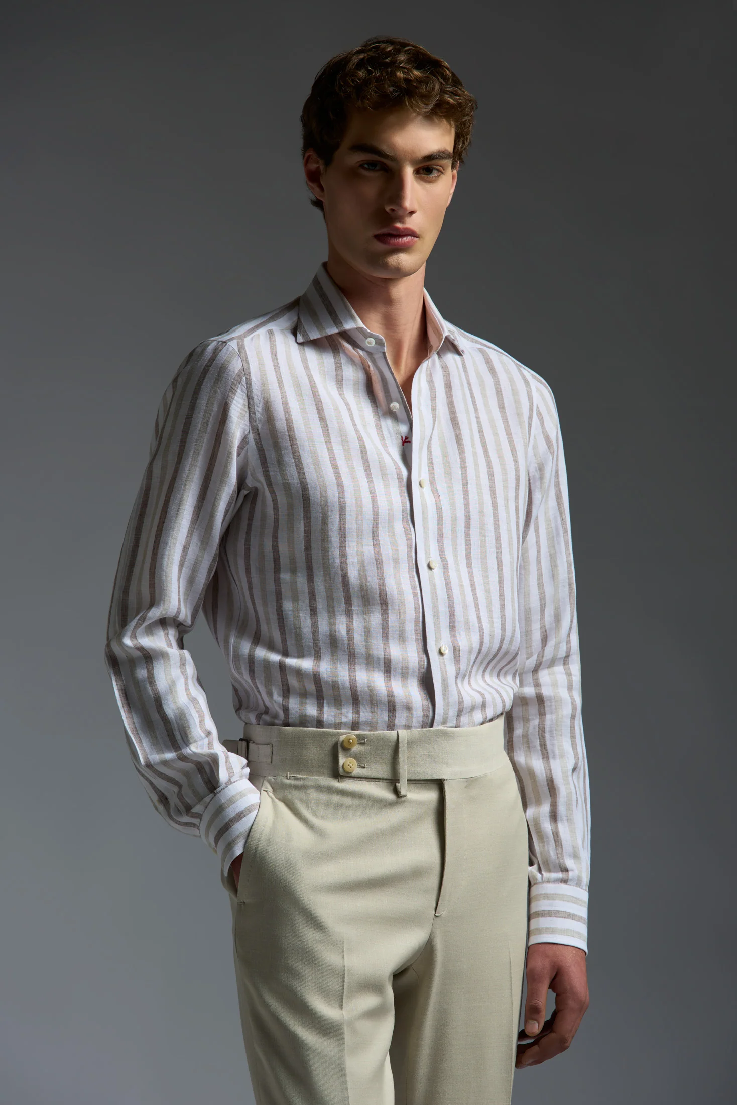 Linen Milano Mix Shirt - Image 11