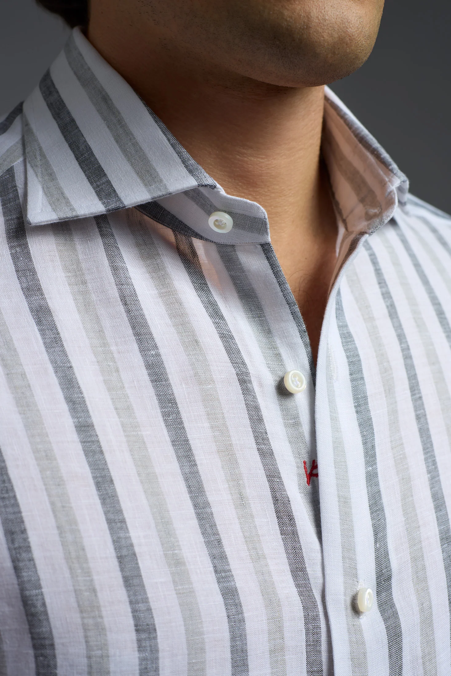 Linen Milano Mix Shirt - Image 3