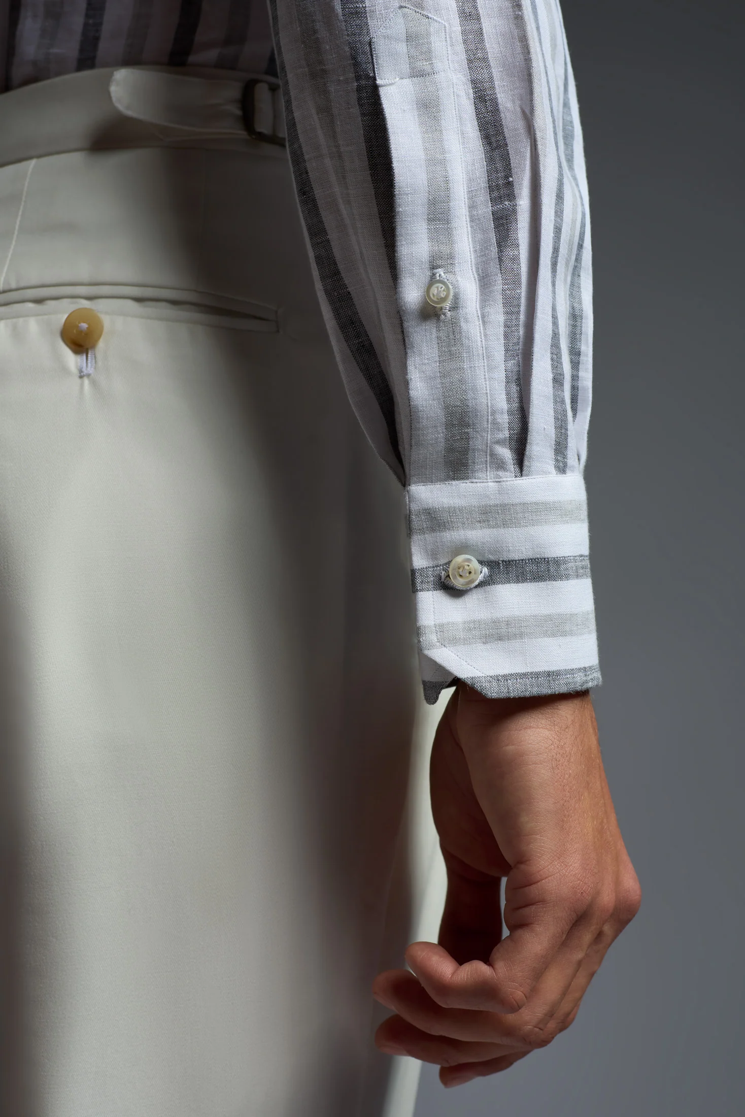 Linen Milano Mix Shirt - Image 4