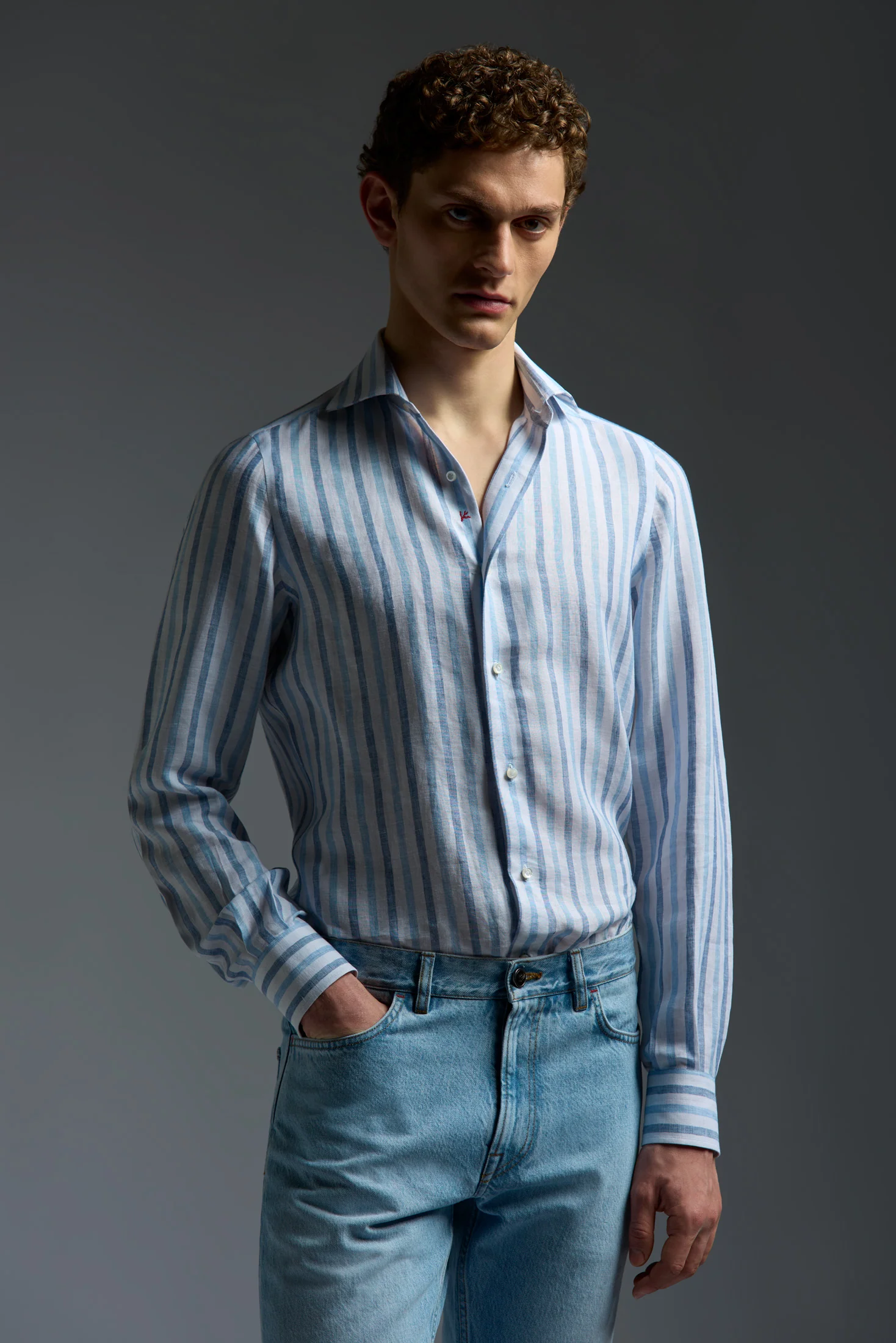 Linen Milano Mix Shirt - Image 6