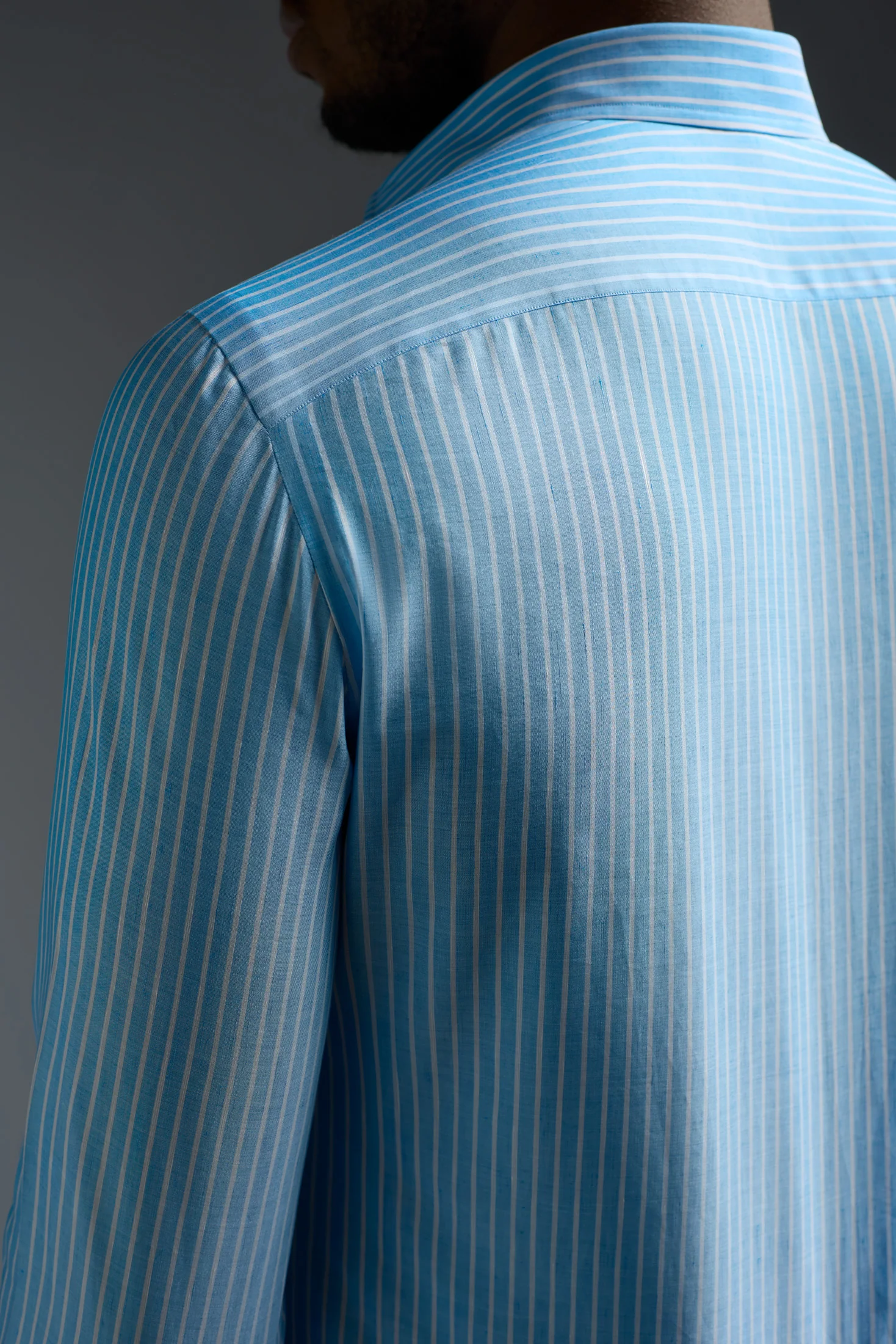 Cotton and Linen Mix Dress Shirt - Image 5