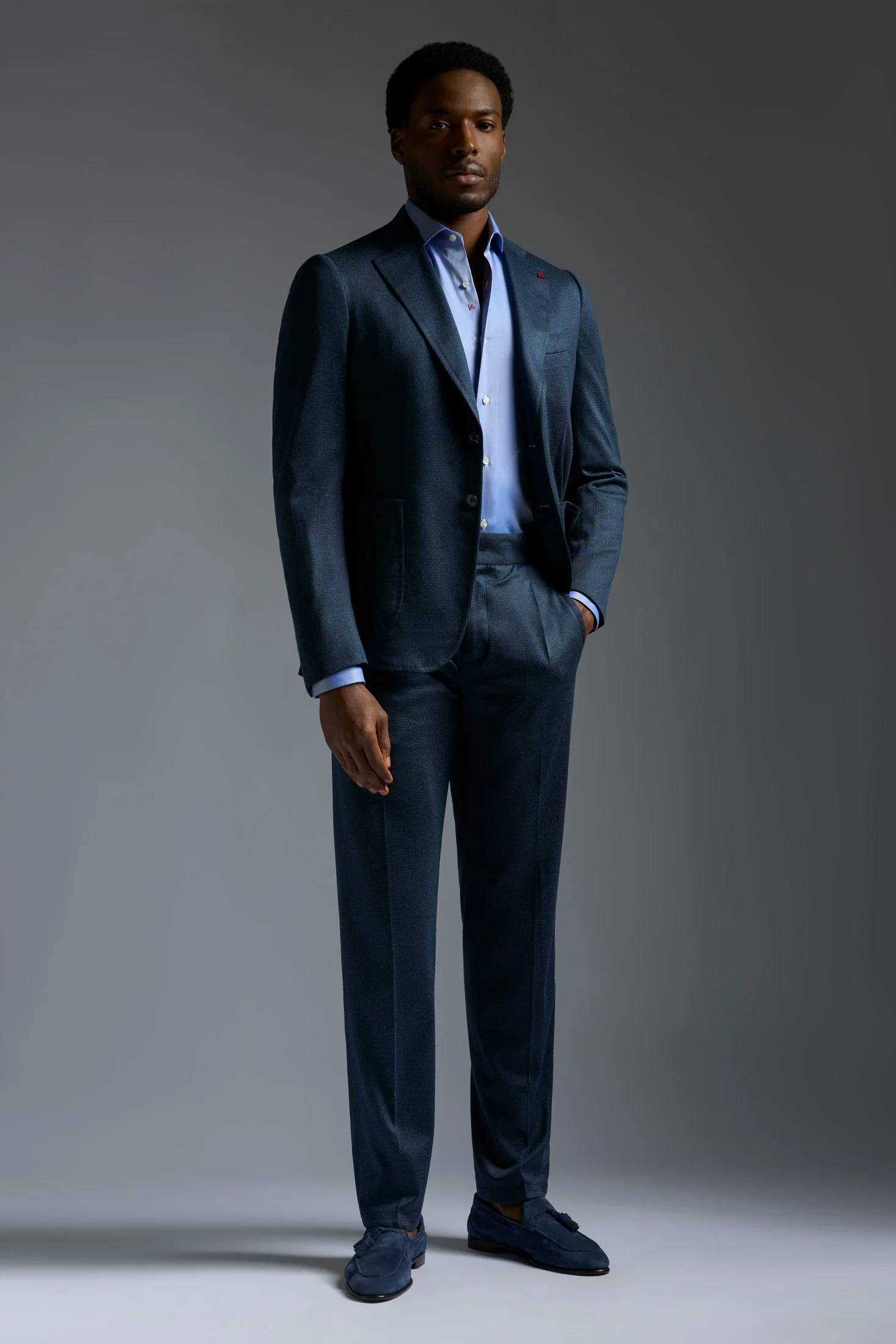 Cotton Mix Dress Shirt - Image 2