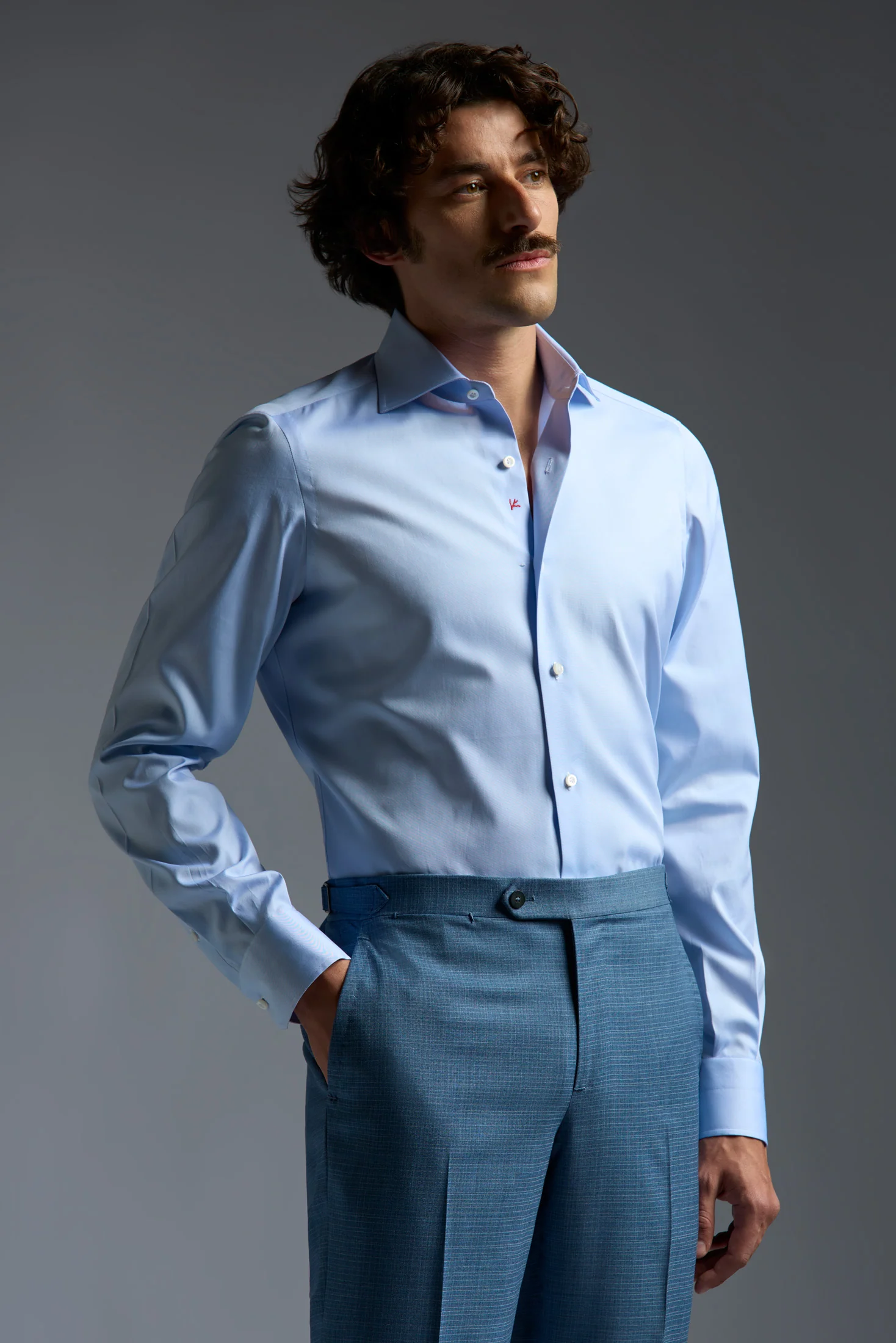 Cotton Mix Dress Shirt
