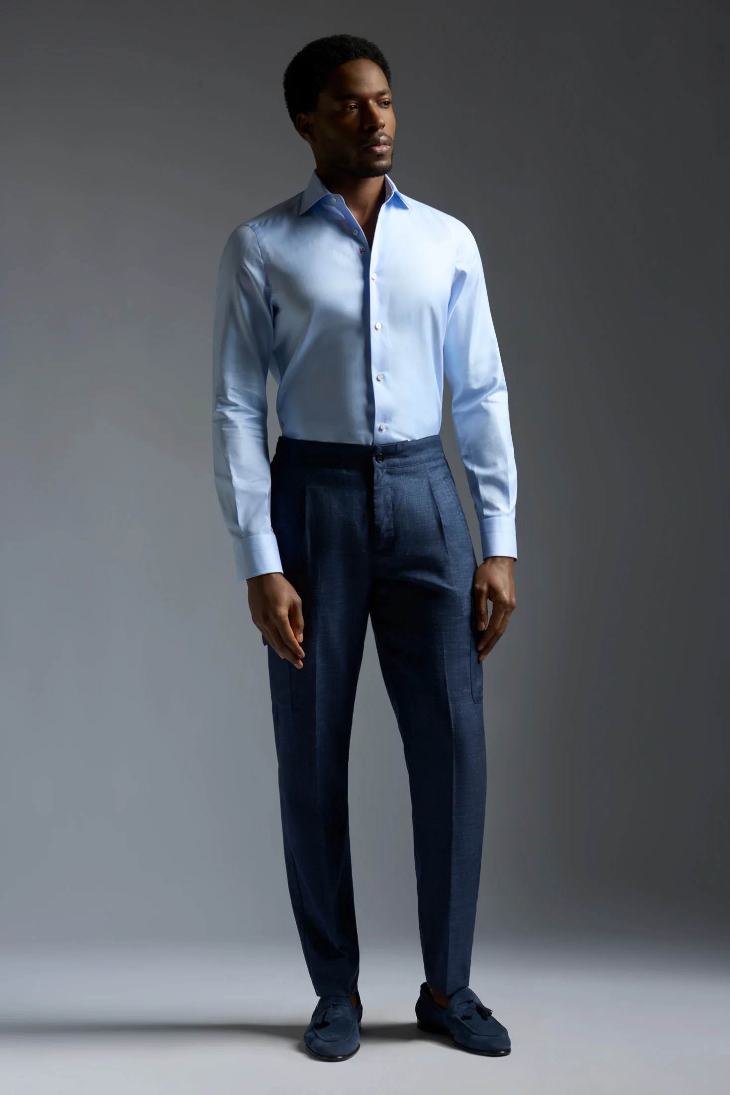 Cotton Mix Dress Shirt - Image 2