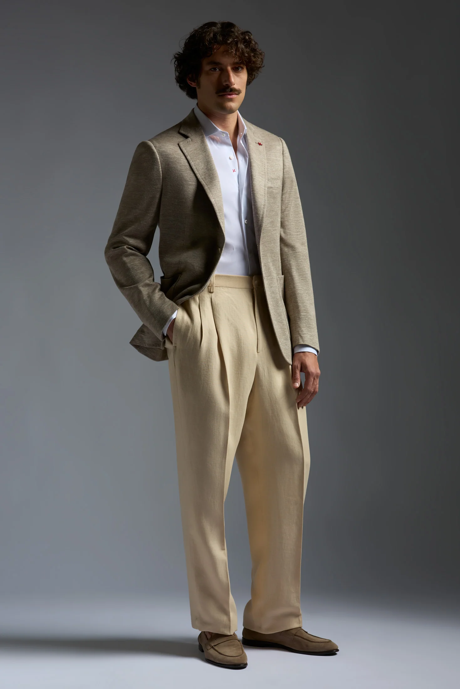 Cotton Comfort Mix Dress Shirt - Image 2