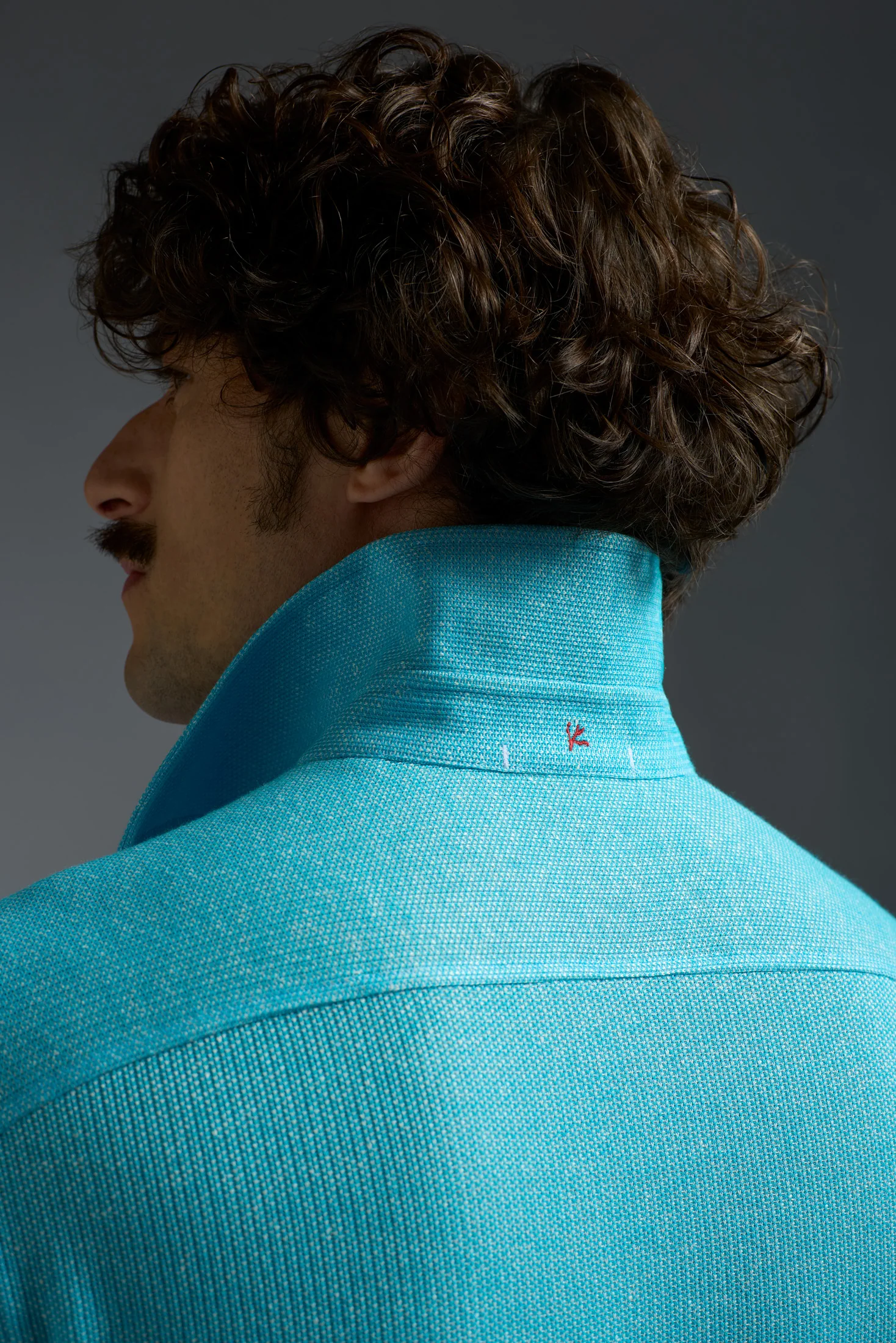 Comfort Cotton Linen Jersey Four Pockets Overshirt - Image 4