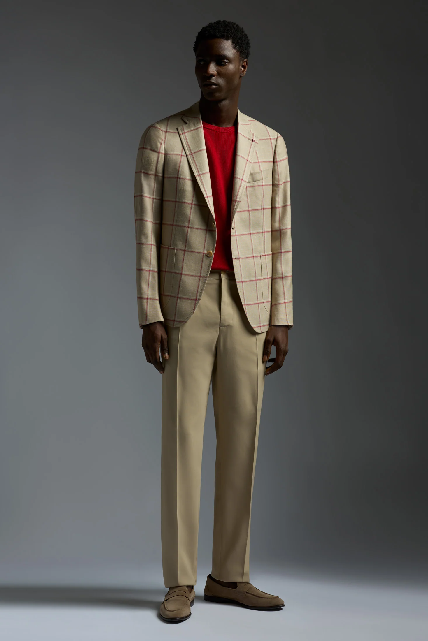 Cotton Silk Single Pleated Comfort Pants - Image 5