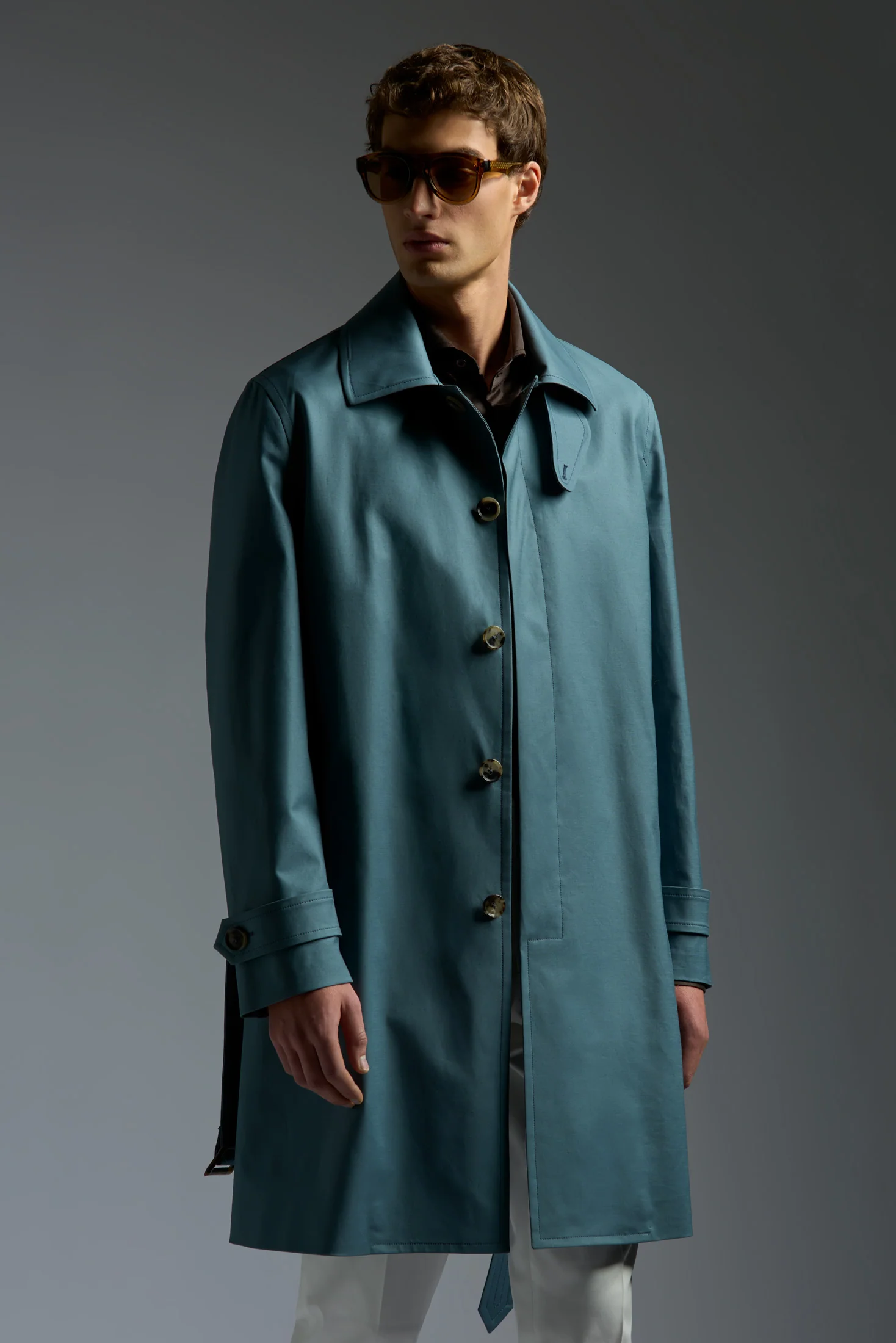 Single-Breasted Trench Coat - Image 2